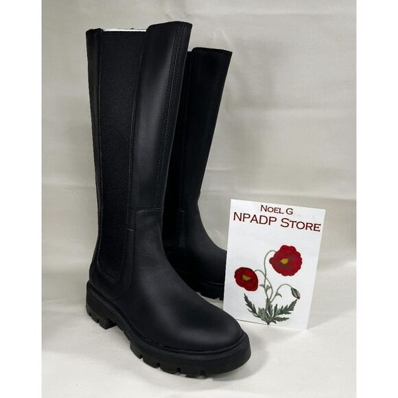 Timberland Women's Cortina Valley Riding Boots - Black 10M